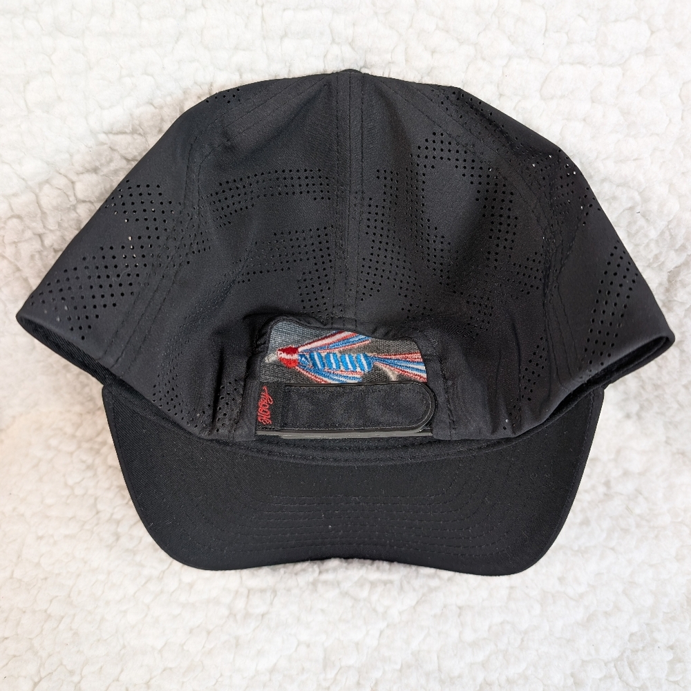 Hooey Habitat Fly Fishing Lure Black Trucker Hat Snapback Cap Breathable - Picture 7 of 7